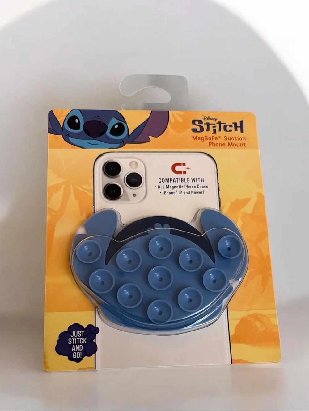 Disney Stitch Blue MagSafe Suction Phone Mount